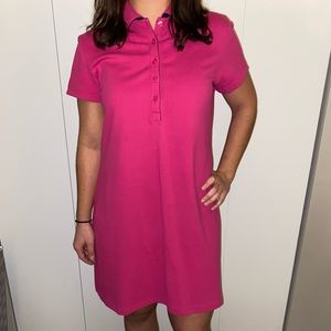 Lands’ End Polo Dress Pink M/P 10-12